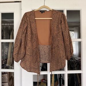 William B wrap shirt